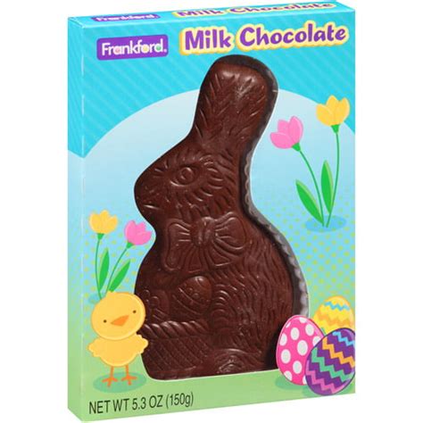 Frankford Milk Chocolate Solid Easter Bunny 53 Oz