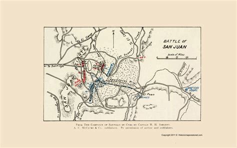Other Wars San Juan Battle Map 1 Of 2 By A C Mcclurg And