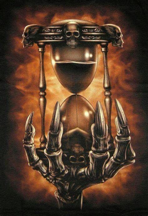 skeletal hand holding hourglass dark artwork skull artwork dark art drawings fantasy artwork