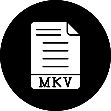 Mkv Vector Icon Style 22614754 Vector Art At Vecteezy