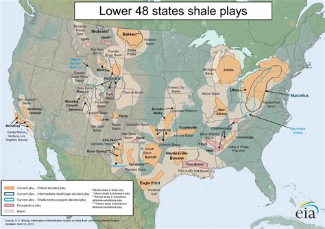 Free Map Eias Lower 48 States Shale Map Updated Marcellus