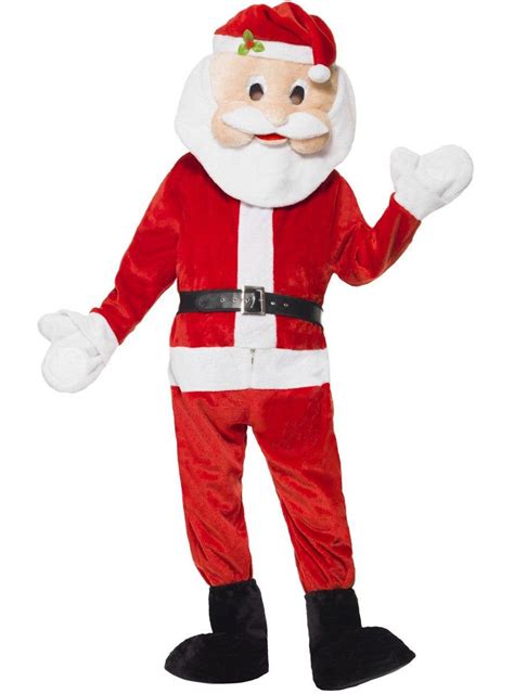 Santa Claus Mascot Deluxe Father Christmas Mascot Costume