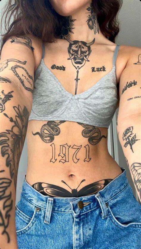 Lower Stomach Tattoos Tumblr Girls