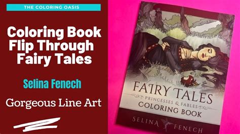 Coloring Book Flip Through Fairy Tales Princesses And Fables By Selina