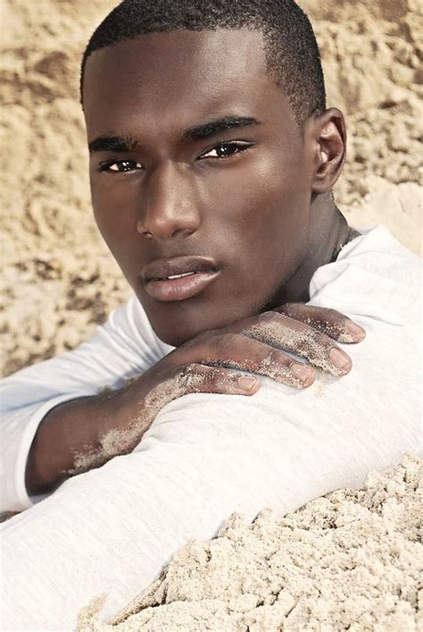 Corey Baptiste Male Model Face Black Male Models Beautiful Men