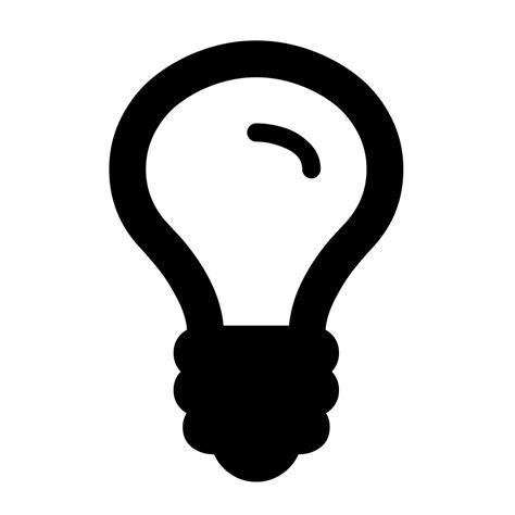 Filelight Bulb Font Awesomesvg Wikimedia Commons