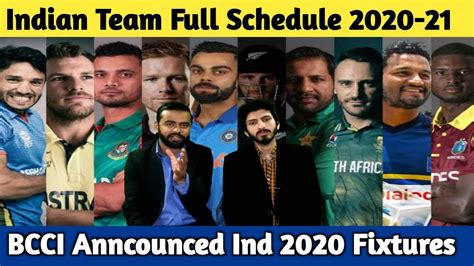 The indian premier league has a confirmed start dates from 9th april download the cricket schedule mobile app to keep track of each match. Indian Cricket Team Full Schedule 2020-21 | BCCI Announced ...