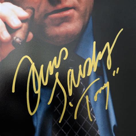 Sopranos James Gandolfini Signed Photo Custom Frame Signed