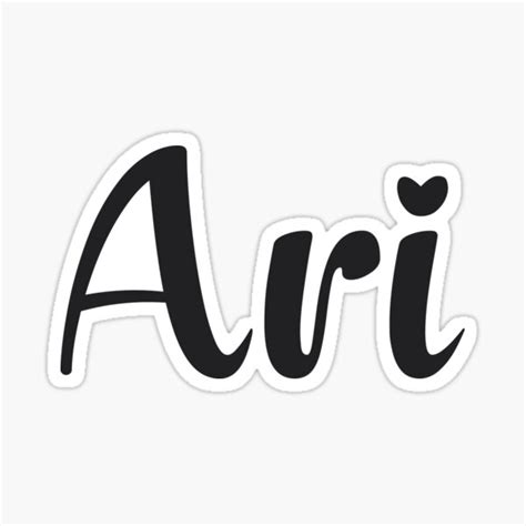 Ari Sticker For Sale By 99posters Redbubble