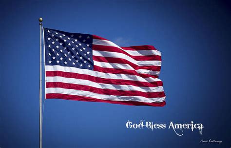 50 Stars Thirteen Stripes American Flag God Bless America Photograph By