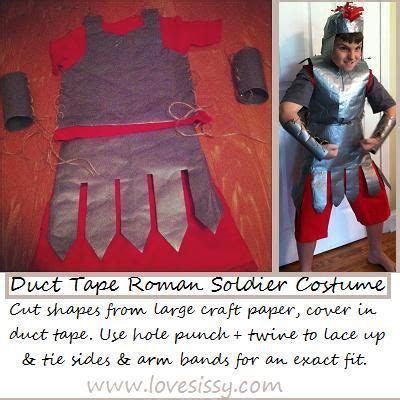 Product titlerevolutionary soldier child halloween costume. Homemade Roman Soldier Costume | Easy Halloween costumes made with freaking Duct tape! | Diy ...