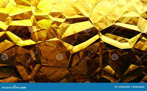 Cool Gold Crystal Background Stock Illustration Illustration Of Poly