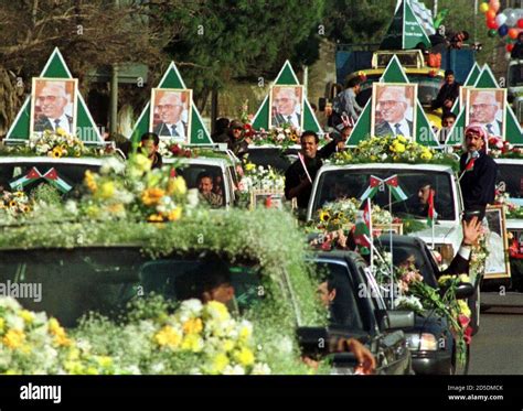 Jordanians Ride Through Amman In Cars Decorated With Flowers And