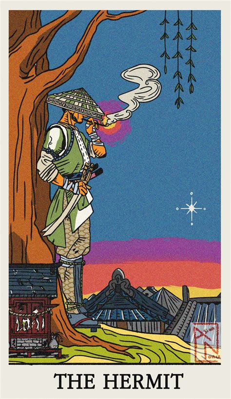 The hermit tarot card meanings are all about keeping our pace and listening to our inner self (rather than listening to the world outside). FH Tarot cards series IX. THE HERMIT(ft. Aramusha ...