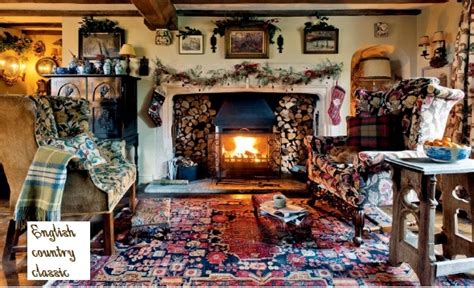 England Country At Christmas Home Decorating Ideas