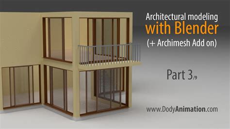 Architectural Modeling W Blender Part 39 Youtube