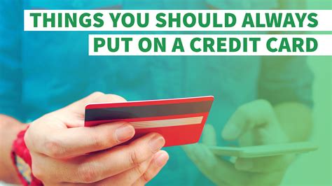 Credit card payments for tuition, fees, and other charges related to academic courses. 6 Things You Should Always Put on a Credit Card ...