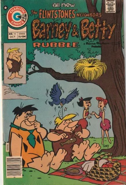 Barney And Betty Rubble 16 The Flintstones Hanna Barbera Charlton 1975