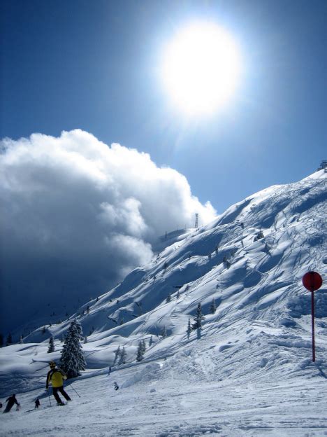 Skiing In Paganella Italian Alps Trentino Italy