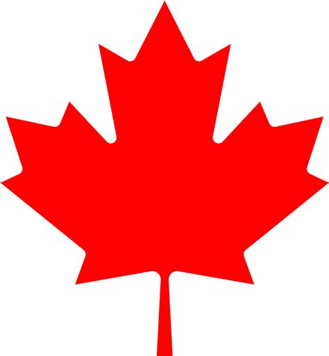 File Flag Of Canada Transparent Background Canadian Maple Leaf Svg