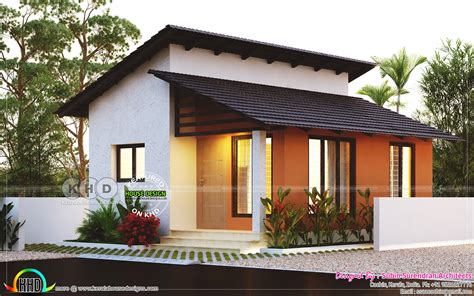 Two bedroom house plans are an affordable option for families and individuals alike. Small low cost 2 bedroom home plan - Kerala home design ...