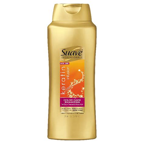 suave professionals keratin infusion color care hair shampoo with 48 hour frizz control for