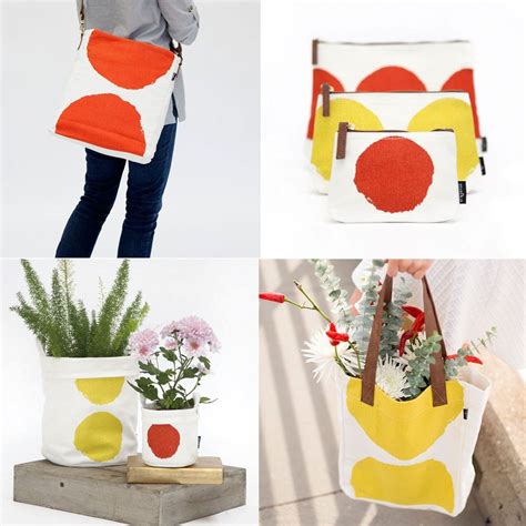 maika luna collection of canvas bags and buckets | Recycled canvas, Canvas buckets, Canvas bag