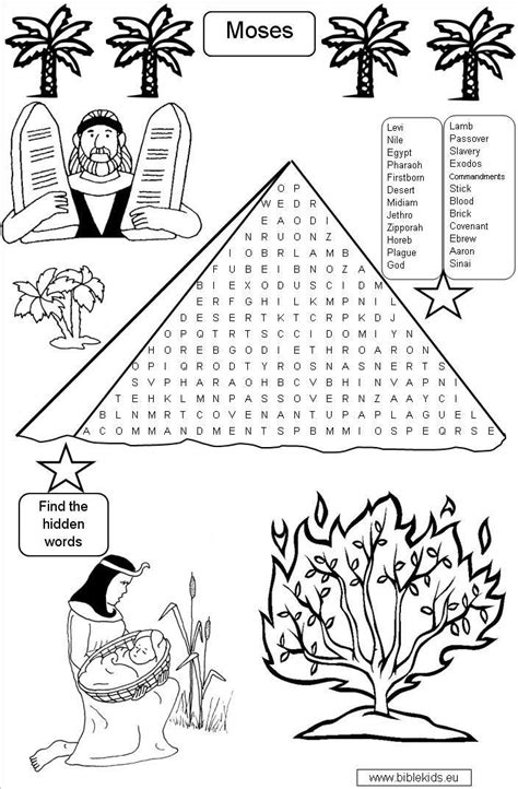 We did not find results for: Moses word search puzzle | Bible class activities, Sunday ...