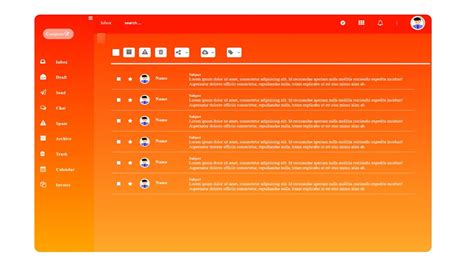 Inbox Design Using Advance Select Fontawesome Css And Javascript Youtube