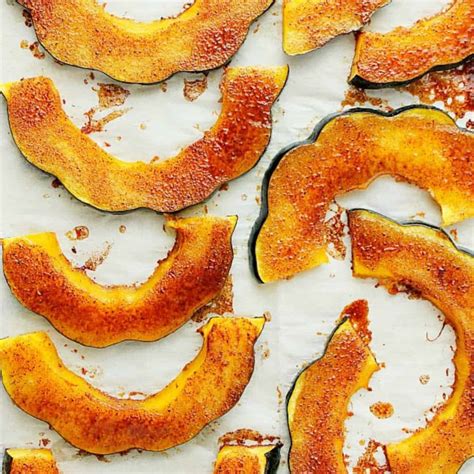 Oven Roasted Acorn Squash With Brown Sugar Bios Pics