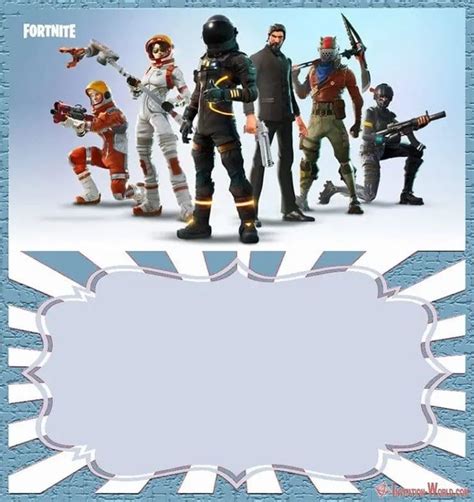 8 Fortnite Invitation Templates For Epic Party With Images