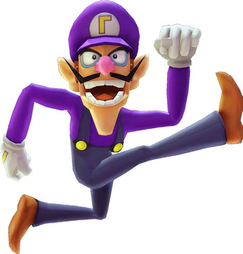 Waluigi In His Mkt Announcement But I Gave Him A Transparent Background