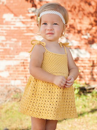 Crochet Girl Dress Patterns For Spring And Summer Crochet For You