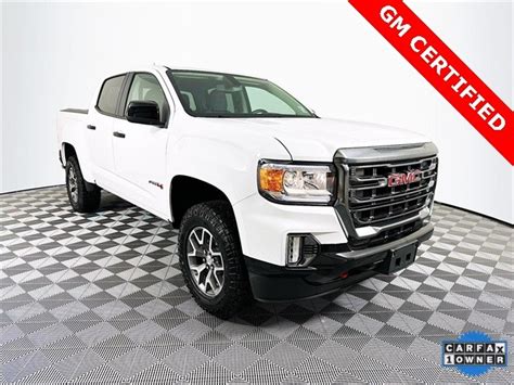 Certified Pre Owned 2022 Gmc Canyon At4 Wcloth 4d Crew Cab In