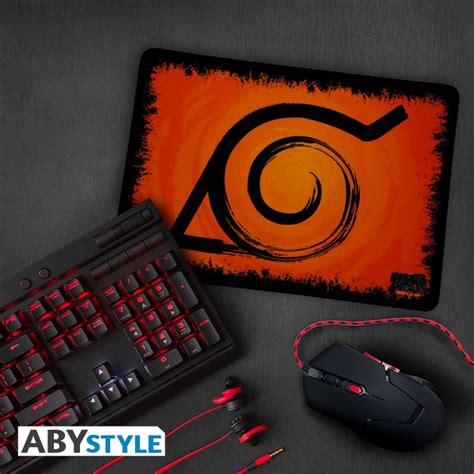 Naruto Shippuden Gaming Mousepad Konoha Abysse Corp