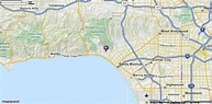 Pacific Palisades, CA Map | MapQuest | Pacific palisades, Culver city, Map
