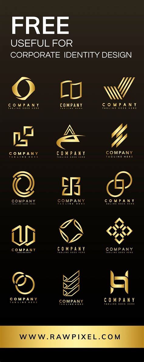 Get Free Luxurious Gold Corporate Logo Vectors At Source