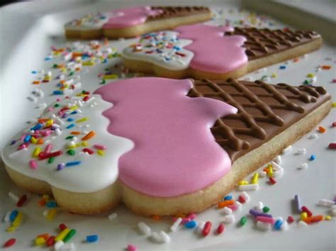 Ice Cream Cone Sugar Cookies Made By Carmens Sweet Creations Cookie