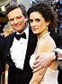 Colin Firth and wife Livia Giuggioli...Eco activist.. Eco Oscar red ...