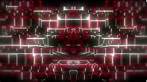 Red Tunnel Lines Mini Vj Loops Pack 6in1 — Lime Art Group