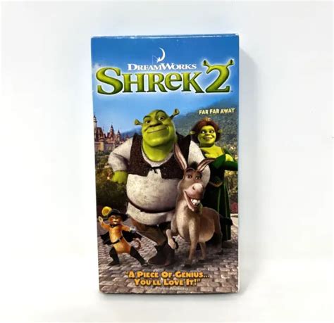 Shrek 2 Dreamworks Vhs Tape Vcr 2004 599 Picclick