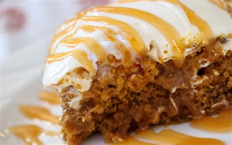 Caramel Pumpkin Poke Cake Simply Homemade Simply Dellicious