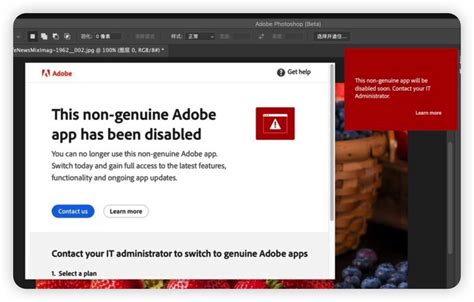 Adobe 软件提示“this Non Genuine Adobe App Has Been Disabled”解决方法 For Mac Mac毒