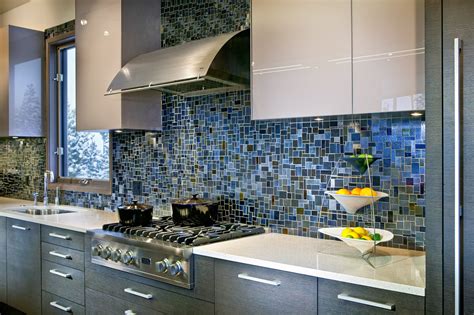 Gleaming Mosaic Kitchen Backsplash Designs