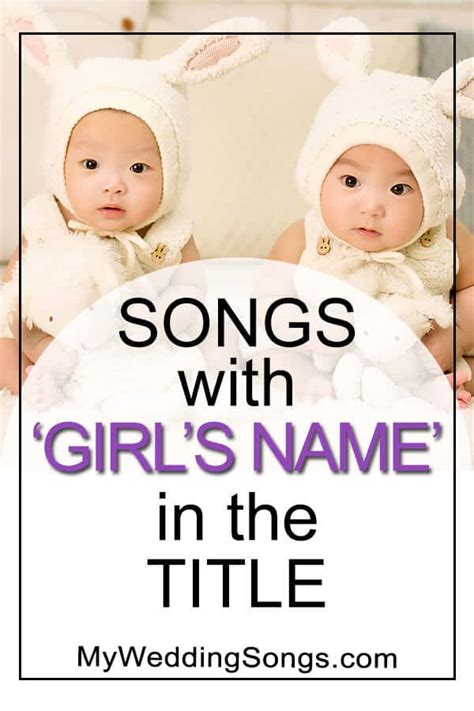 For identifying a genre or locating an identified song/album in a legal way use a title format like. Girl's Name Songs List - Songs With Girl Name in the Title