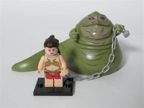 Leia Jabba The Hutt Figure Stones Star Wars Lego Custom Etsy