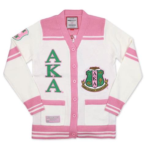Aka Sweater Alpha Kappa Alpha Cardigan Alpha Kappa Alpha Alpha