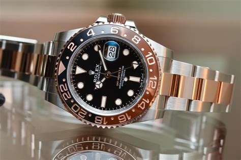 Rolex Gmt Master Ii Rolesor Everose Root Beer 126711 Chnr Baselworld