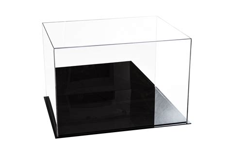 Large Acrylic Display Case 18x14x12 W Clear Or Mirror Black Or Wh