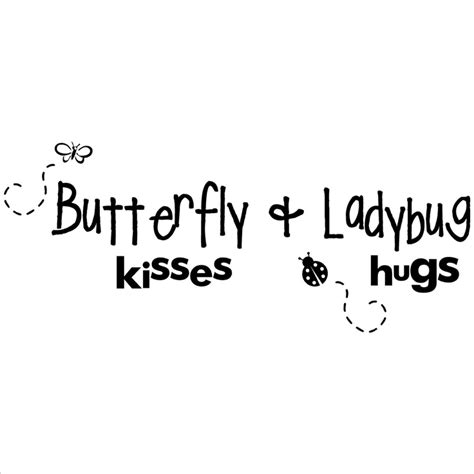 Butterfly Kisses And Ladybug Hugs 1699 Via Etsy With Images
